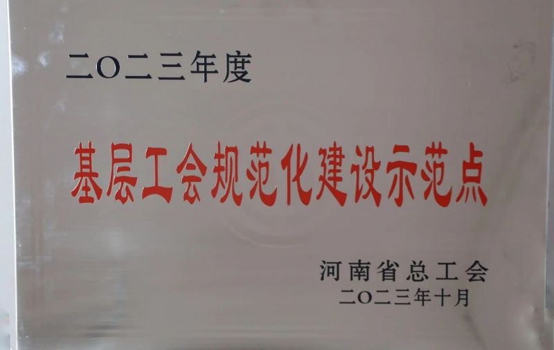 喜報！公司工會再添省級新榮譽