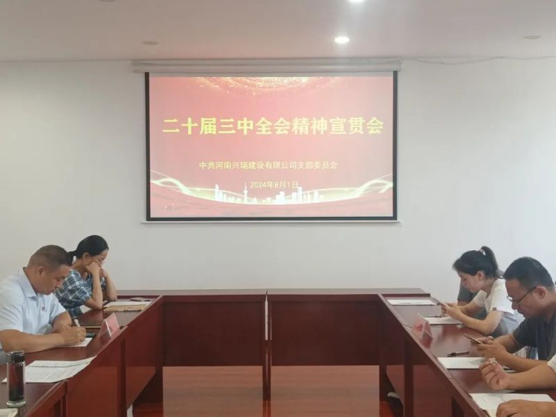 公司黨支部專(zhuān)題學(xué)習(xí)黨的二十屆三中全會(huì)精神